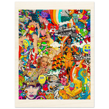Real Wonder Woman Wood Print - Spork Fine Art USA