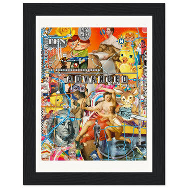 Advanced Dream Come True Wooden Framed Print - Spork Fine Art USA