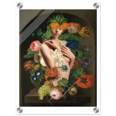 To The Flowers Acrylic Print - Spork Fine Art USA