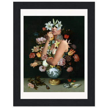 Howlin’ For You Wooden Framed Print - Spork Fine Art USA