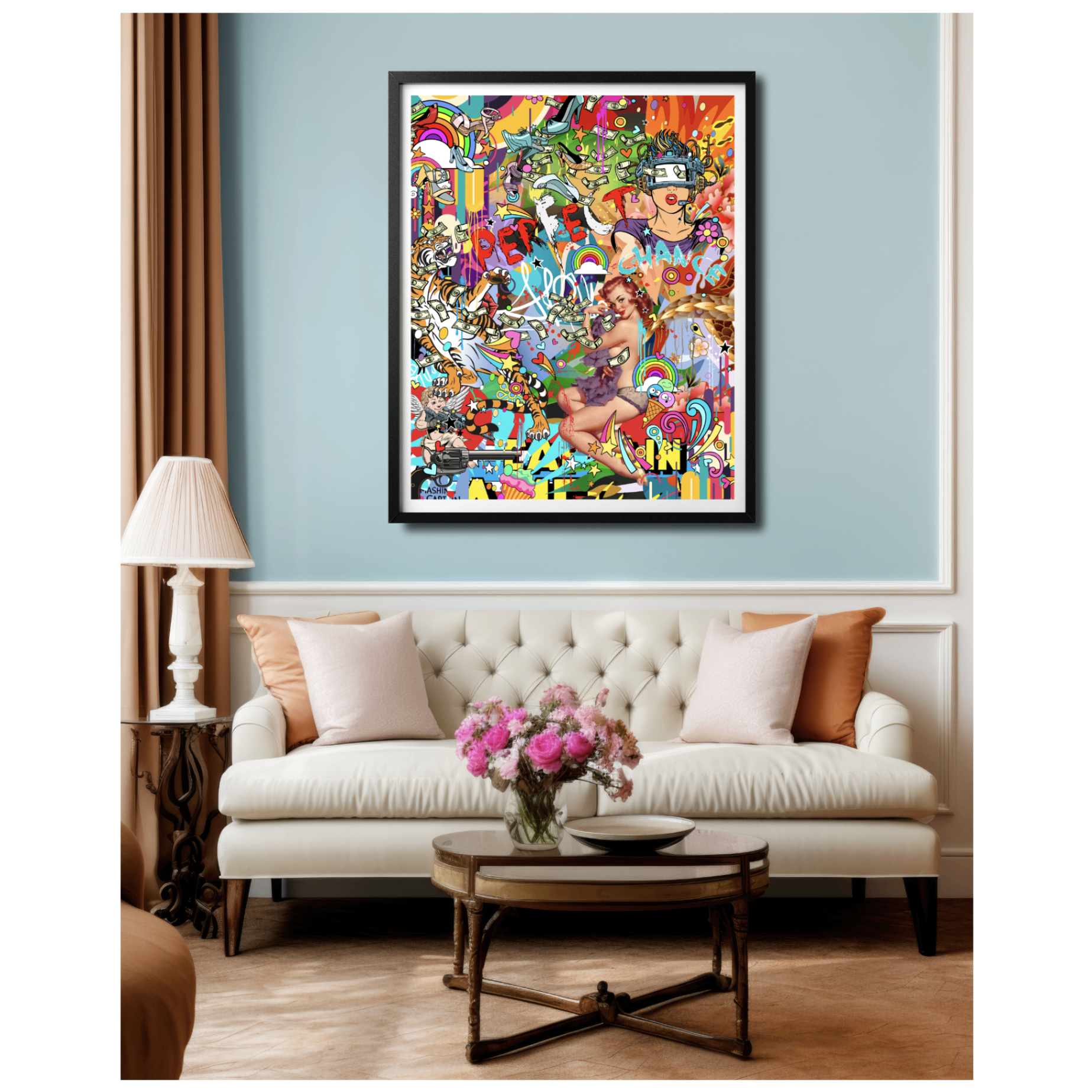 Perfect Chance Wooden Framed Print