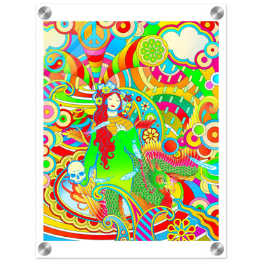 Acid Rain Acrylic Print - Spork Fine Art USA