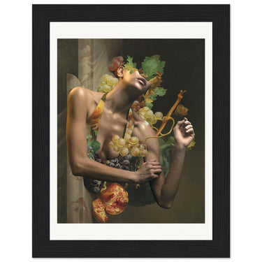 All About It Wooden Framed Print - Spork Fine Art USA
