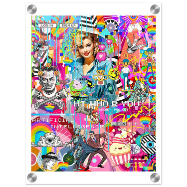 Hi, How Are You? Acrylic Print - Spork Fine Art USA