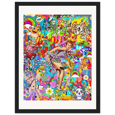 I’ve Been Thinking A Lot Wooden Framed Print - Spork Fine Art USA