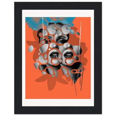 Sunny Side Wooden Framed Print - Spork Fine Art USA