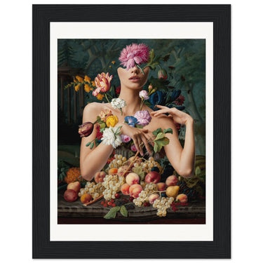 Depending On The Context Wooden Framed Print - Spork Fine Art USA