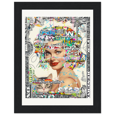 Buzzing With Life Wooden Framed Print - Spork Fine Art USA