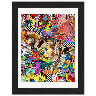 Reach Wooden Framed Print - Spork Fine Art USA