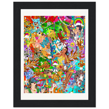 Wonderful One Wooden Framed Print - Spork Fine Art USA