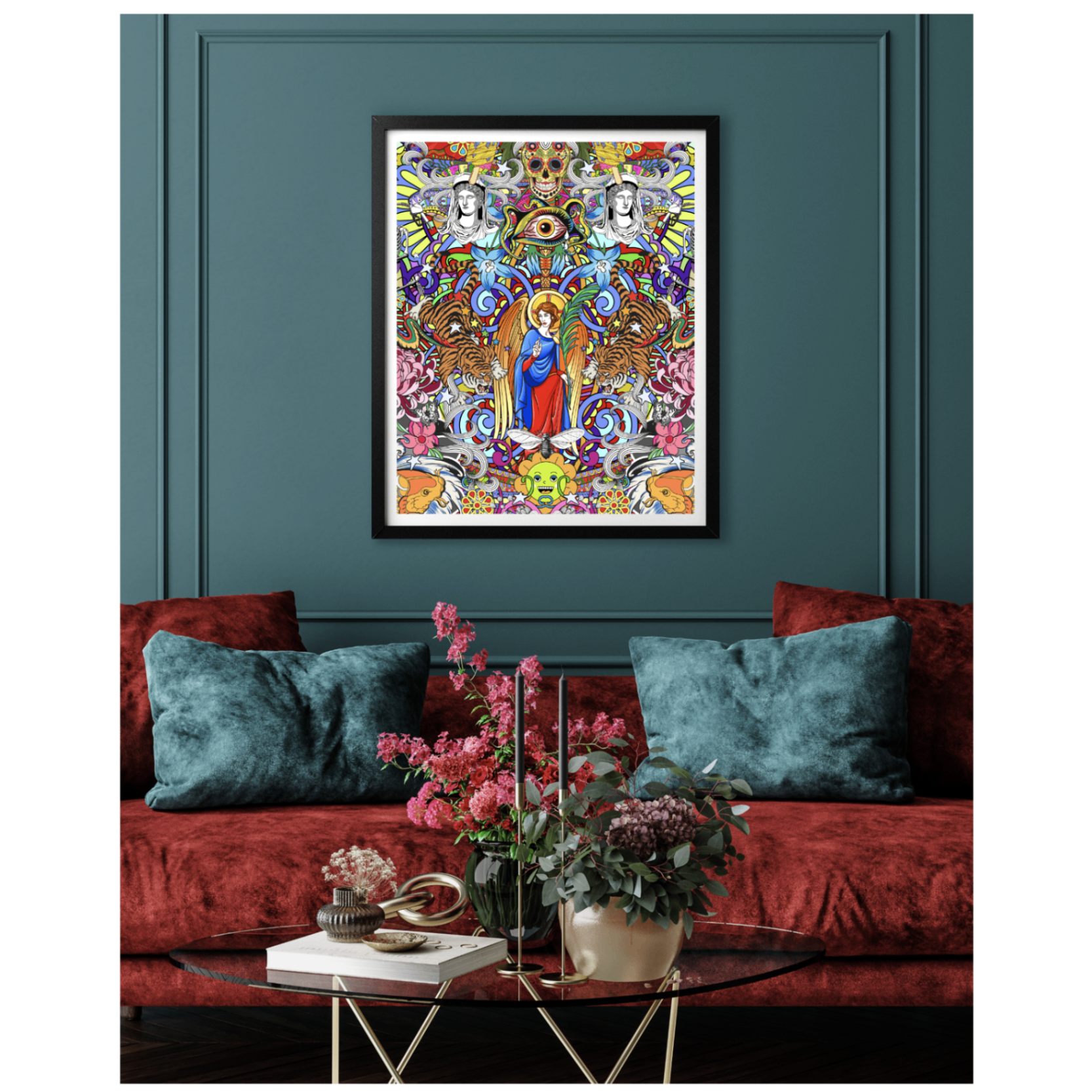 Giving And Receiving Wooden Framed Print