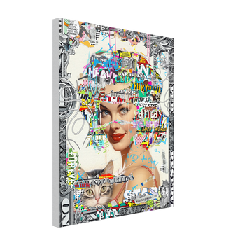 Buzzing With Life Canvas - Spork Fine Art USA