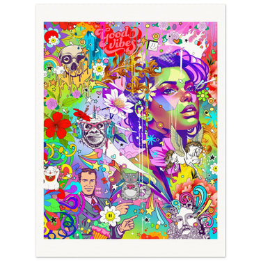 Good Vibes Print - Spork Fine Art USA