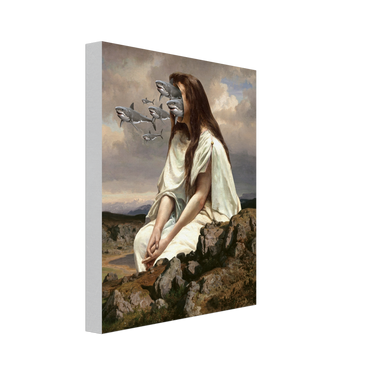 Maneater Canvas - Spork Fine Art USA
