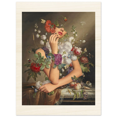 Brought Me There Wood Print - Spork Fine Art USA
