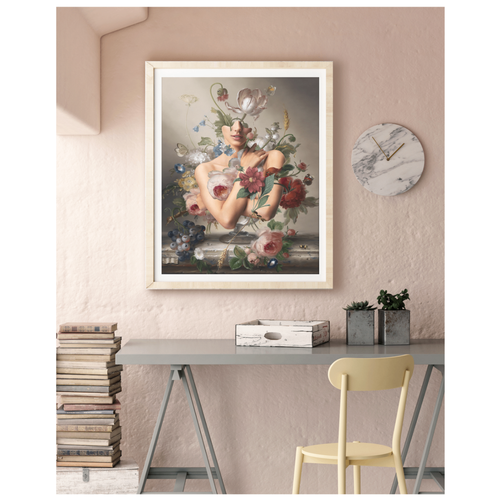 Captivating Intricacies Wooden Framed Print