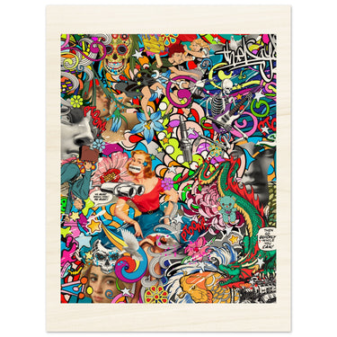 We Must Break Free Wood Print - Spork Fine Art USA
