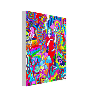 Not With The Saints Canvas - Spork Fine Art USA