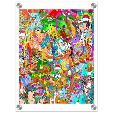 Wonderful One Acrylic Print - Spork Fine Art USA