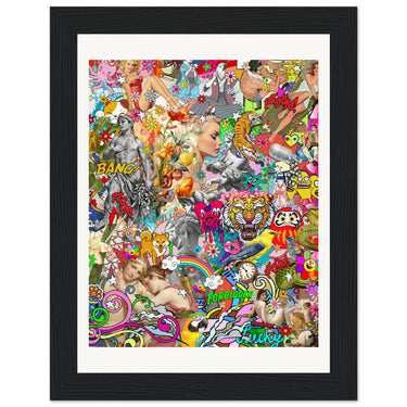Bring Life With You Wooden Framed Print - Spork Fine Art USA