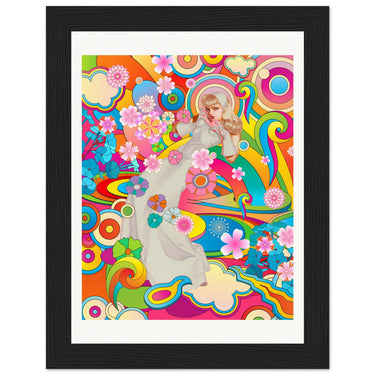 Propaganda For Good Wooden Framed Print - Spork Fine Art USA