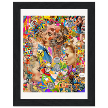 Tasty Colors Wooden Framed Print - Spork Fine Art USA