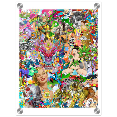 Elastic Soul Acrylic Print - Spork Fine Art USA