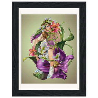 Where Flowers Bloom So Does Hope 2 Wooden Framed Print - Spork Fine Art USA