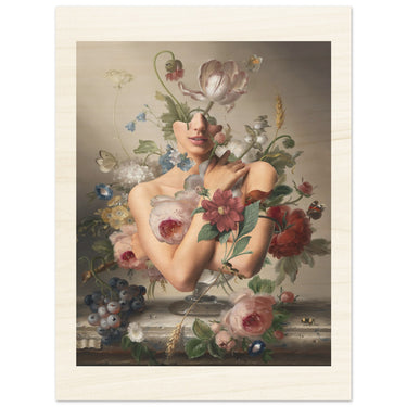 Captivating Intricacies Wood Print - Spork Fine Art USA