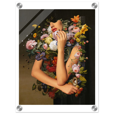 Lips Spoken Acrylic Print - Spork Fine Art USA