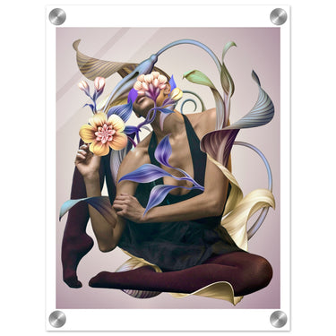 Where Flowers Bloom So Does Hope Acrylic Print - Spork Fine Art USA