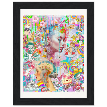 Secret Project Wooden Framed Print - Spork Fine Art USA