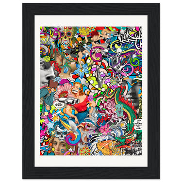 We Must Break Free Wooden Framed Print - Spork Fine Art USA