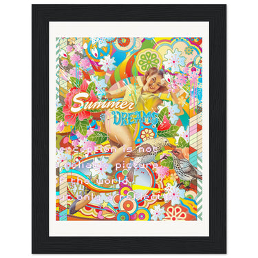 Summer Dreams Wooden Framed Print - Spork Fine Art USA