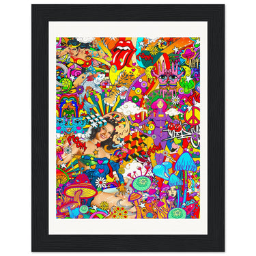 She Was Practiced Wooden Framed Print - Spork Fine Art USA