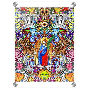Giving And Receiving Acrylic Print - Spork Fine Art USA