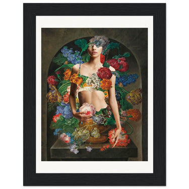 More Than A Pile Of Petals Wooden Framed Print - Spork Fine Art USA