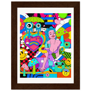 Ultimate Flex Wooden Framed Print - Spork Fine Art USA