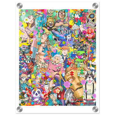 Dream Smile Acrylic Print - Spork Fine Art USA