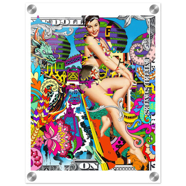 Doll On Acrylic Print - Spork Fine Art USA