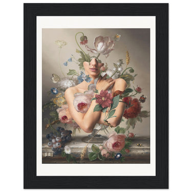 Captivating Intricacies Wooden Framed Print - Spork Fine Art USA