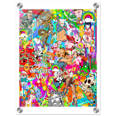 Staying Alive Acrylic Print - Spork Fine Art USA