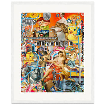 Advanced Dream Come True Wooden Framed Print - Spork Fine Art USA