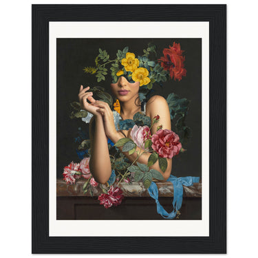 Healing Incantation Wooden Framed Print - Spork Fine Art USA