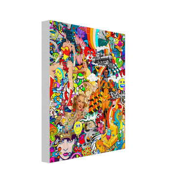 Real Wonder Woman Canvas - Spork Fine Art USA
