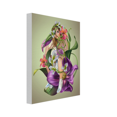 Where Flowers Bloom So Does Hope 2 Canvas - Spork Fine Art USA