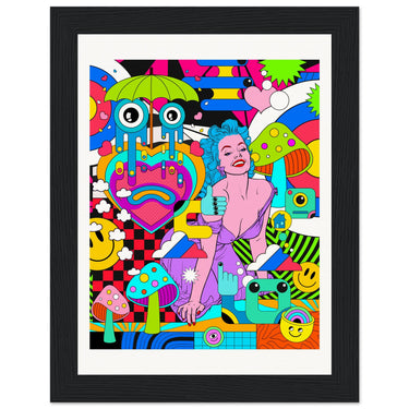 Ultimate Flex Wooden Framed Print - Spork Fine Art USA