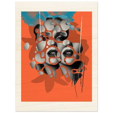 Sunny Side Wood Print - Spork Fine Art USA