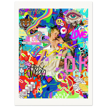 Love is Ok Print - Spork Fine Art USA