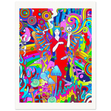 Not With The Saints Print - Spork Fine Art USA